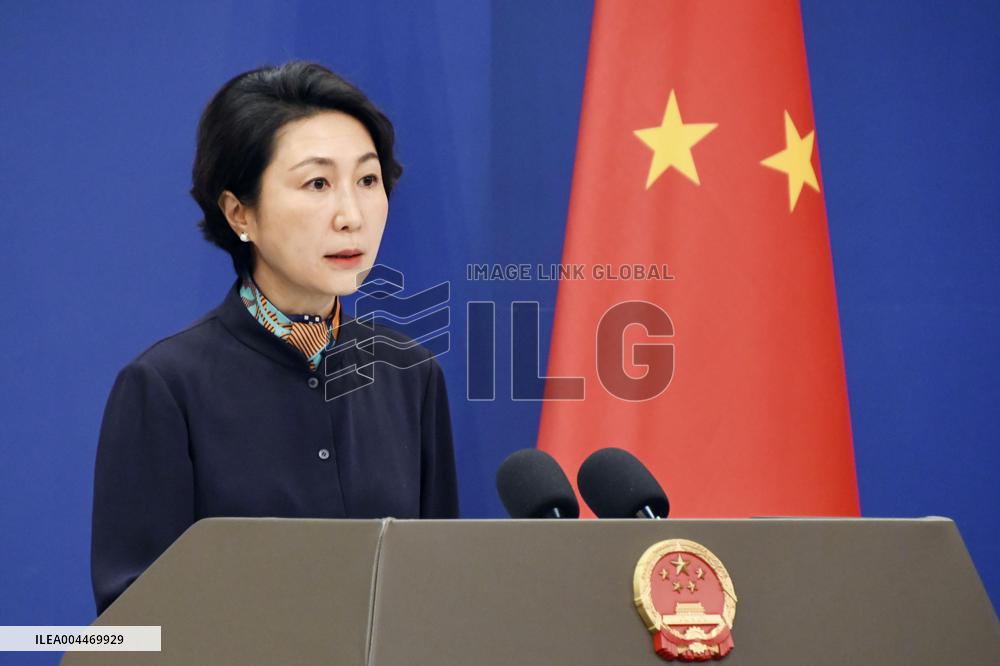 Chinese Foreign Ministry spokeswoman