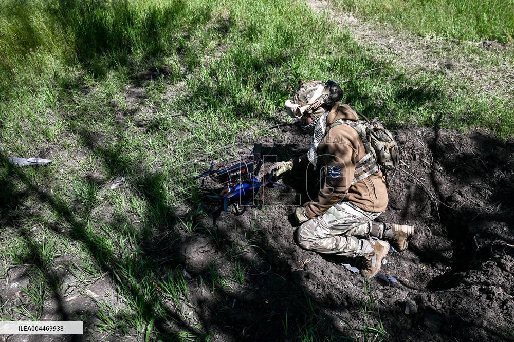 Drone operators perform combat tasks in Zaporizhzhia direction