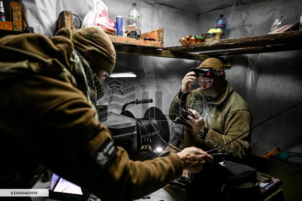 Drone operators perform combat tasks in Zaporizhzhia direction