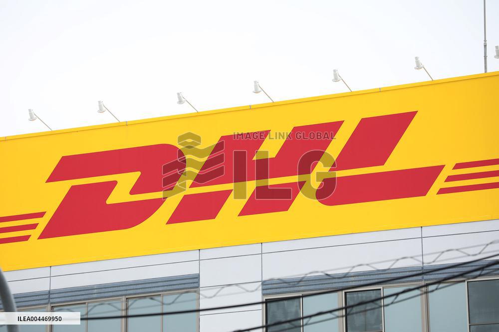 DHL signage and logos