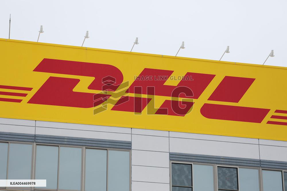 DHL signage and logos