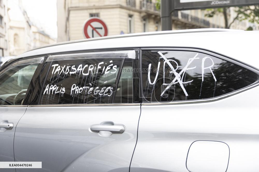 Taxis Protest - Paris