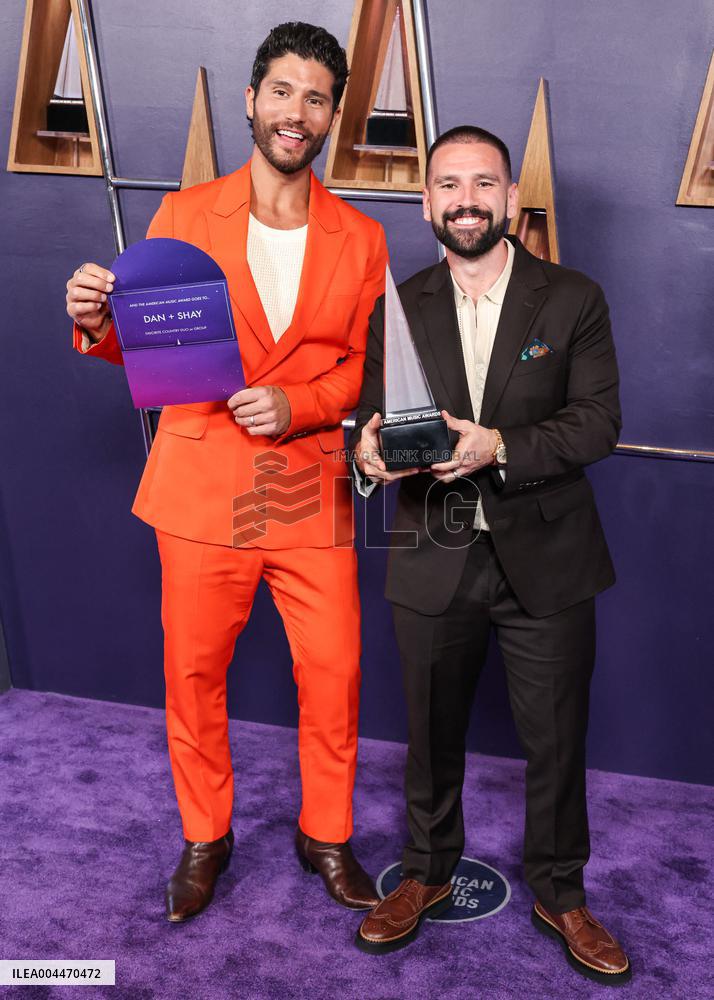 American Music Awards - Press Room