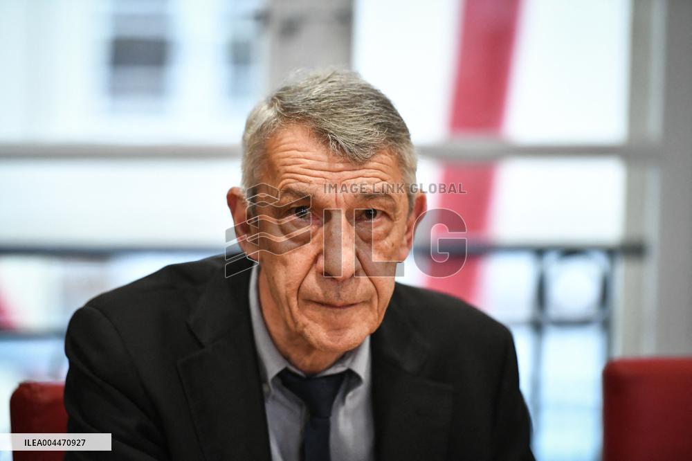 Florent Boudie at an examination session at the National Assembly in Paris - FA