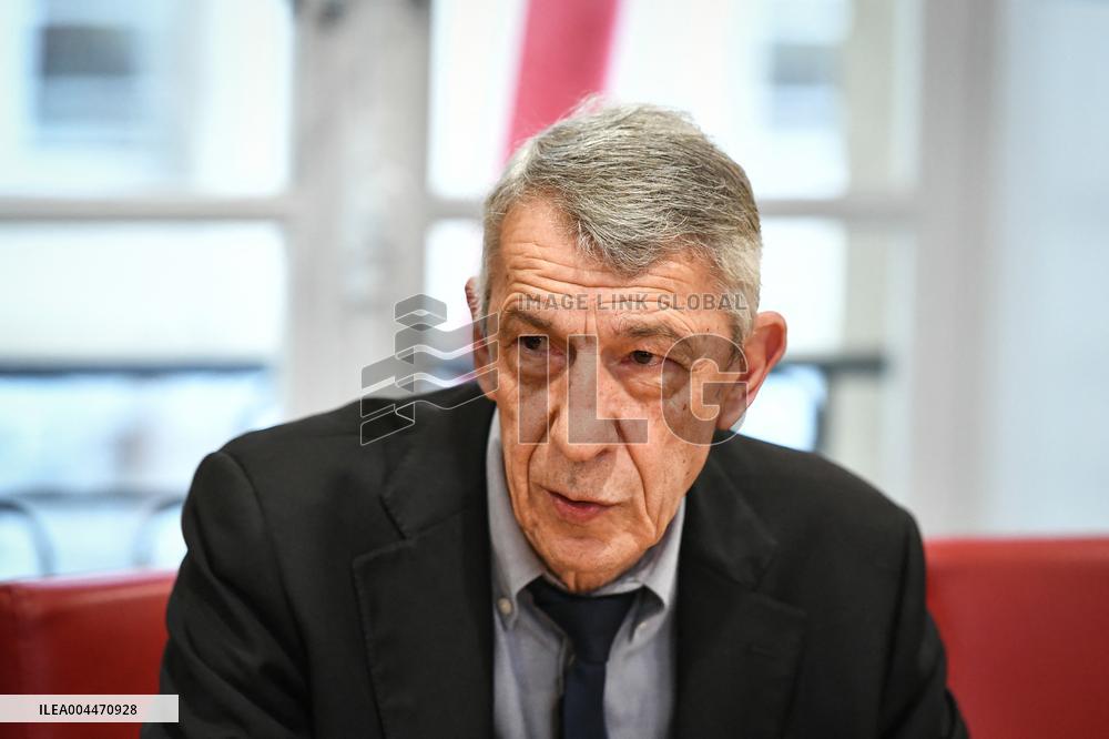 Florent Boudie at an examination session at the National Assembly in Paris - FA