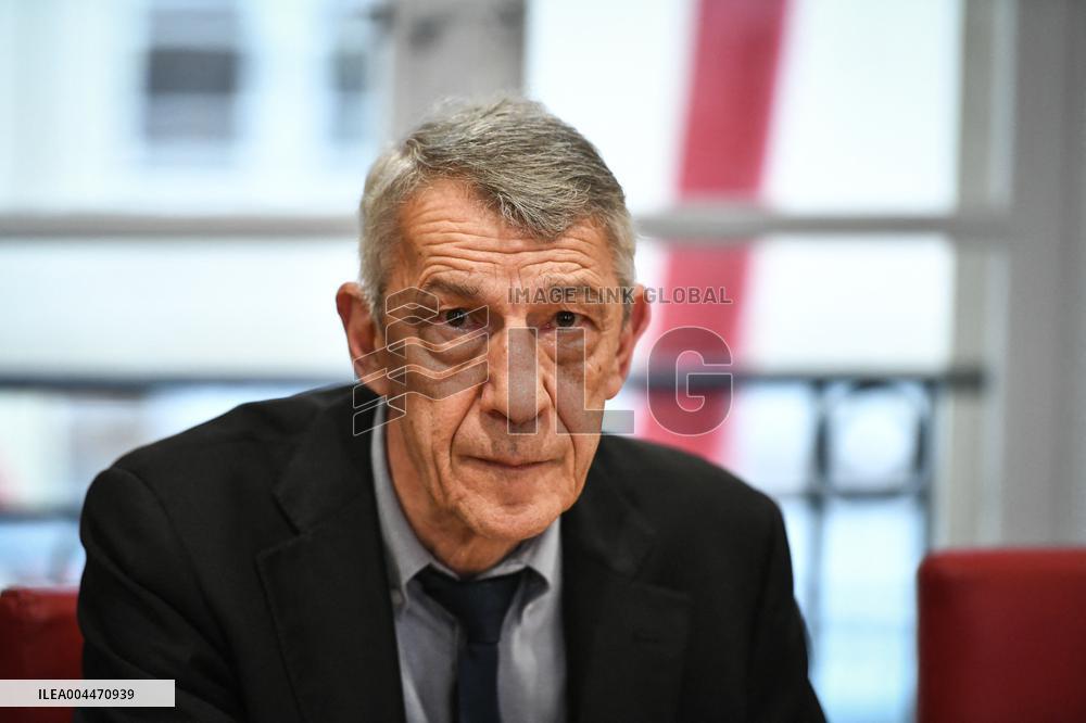 Florent Boudie at an examination session at the National Assembly in Paris - FA