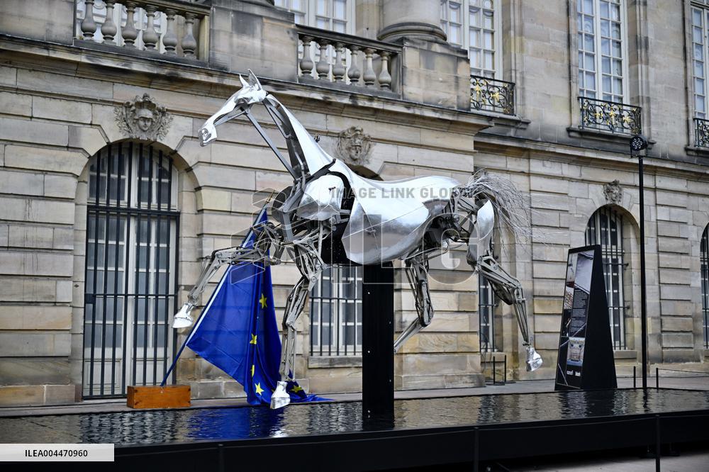 Mayor Jeanne Barseghian Inaugurates Zeus of Paris 2024 - Paris