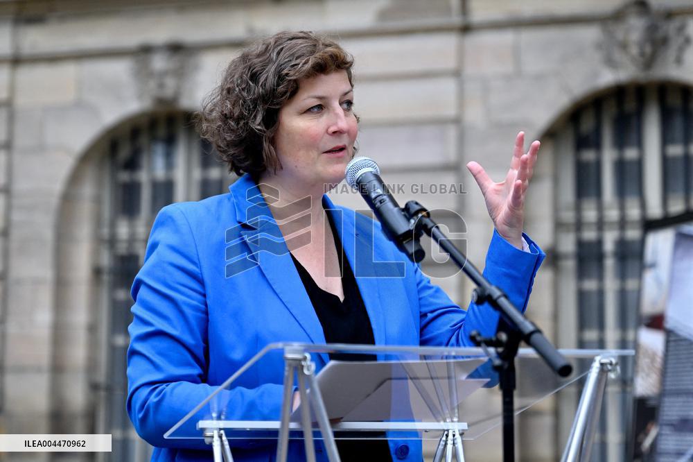 Mayor Jeanne Barseghian Inaugurates Zeus of Paris 2024 - Paris