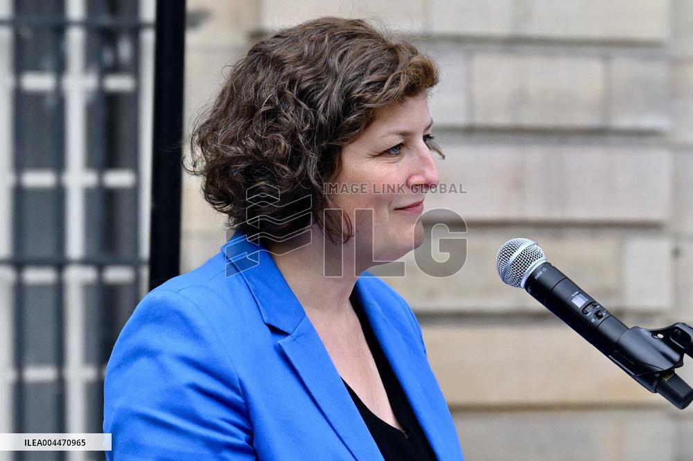 Mayor Jeanne Barseghian Inaugurates Zeus of Paris 2024 - Paris