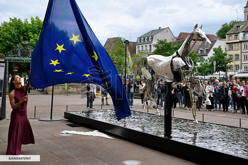 Mayor Jeanne Barseghian Inaugurates Zeus of Paris 2024 - Paris