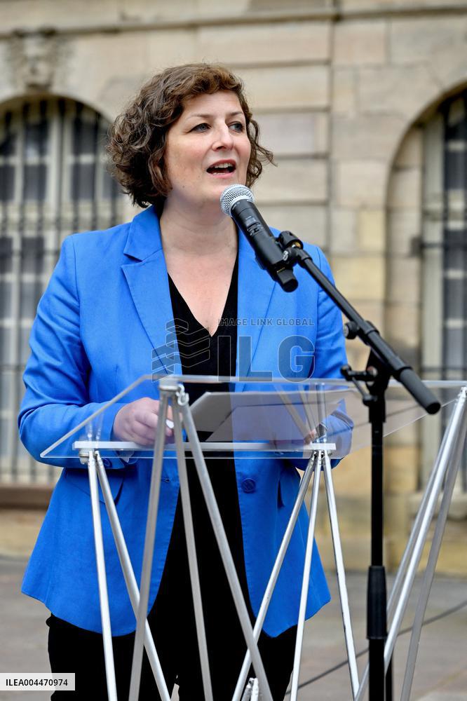 Mayor Jeanne Barseghian Inaugurates Zeus of Paris 2024 - Paris