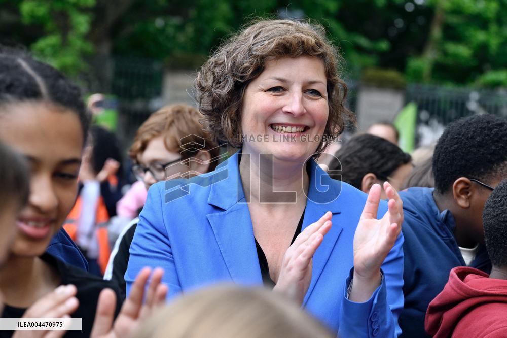 Mayor Jeanne Barseghian Inaugurates Zeus of Paris 2024 - Paris