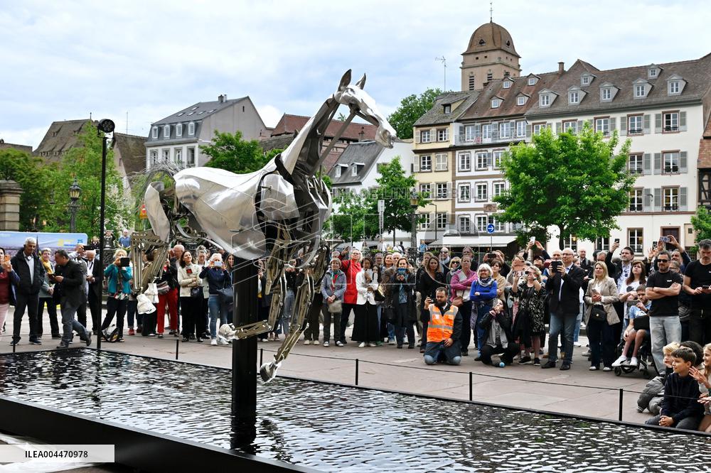 Mayor Jeanne Barseghian Inaugurates Zeus of Paris 2024 - Paris