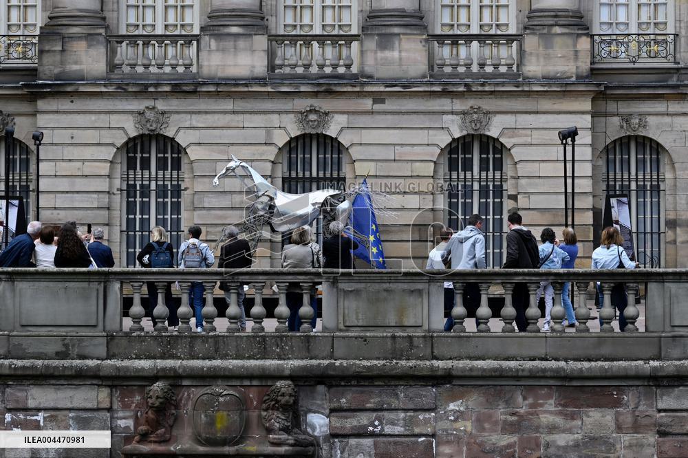 Mayor Jeanne Barseghian Inaugurates Zeus of Paris 2024 - Paris