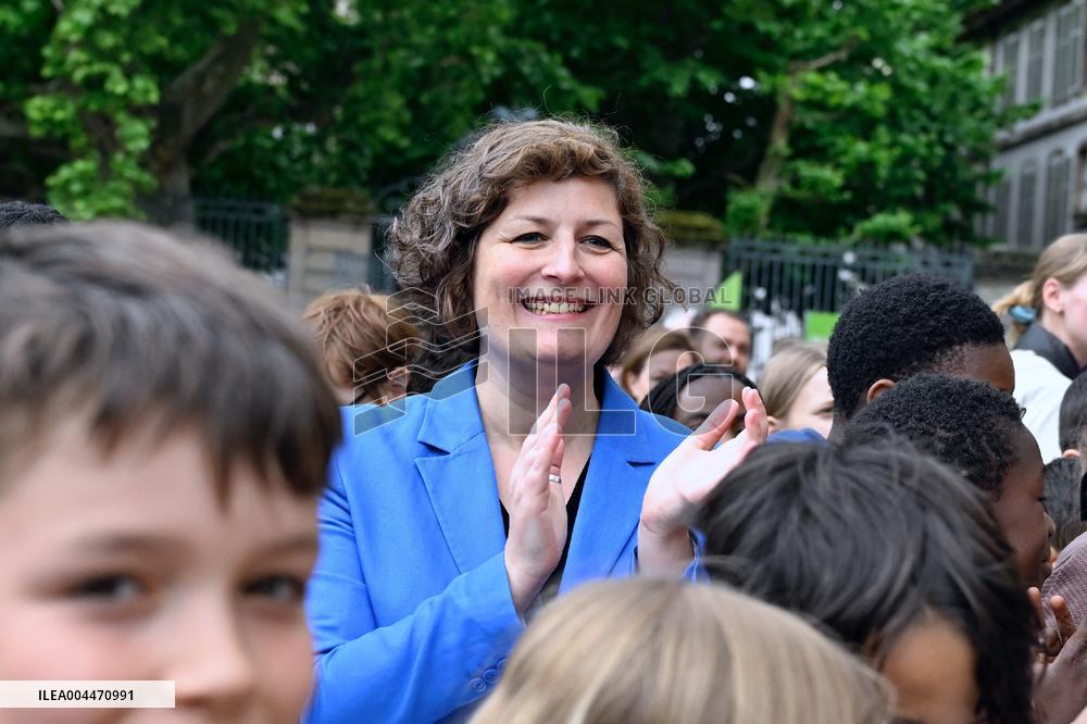Mayor Jeanne Barseghian Inaugurates Zeus of Paris 2024 - Paris