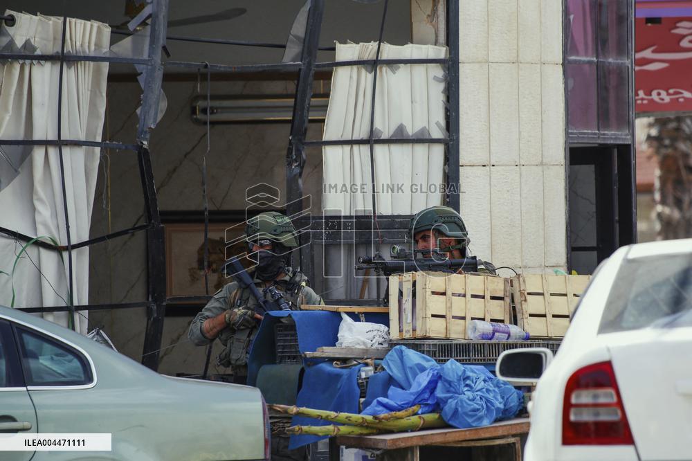 Israeli Forces Raid Financial Sites in Jenin - Palestine