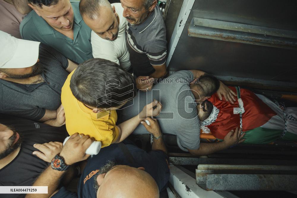 Funeral After an Israeli Raid - Nablus