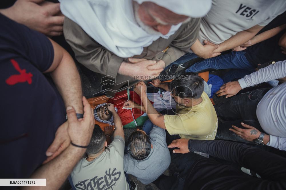 Funeral After an Israeli Raid - Nablus