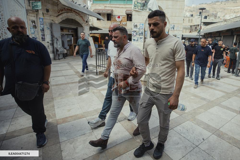 Funeral After an Israeli Raid - Nablus