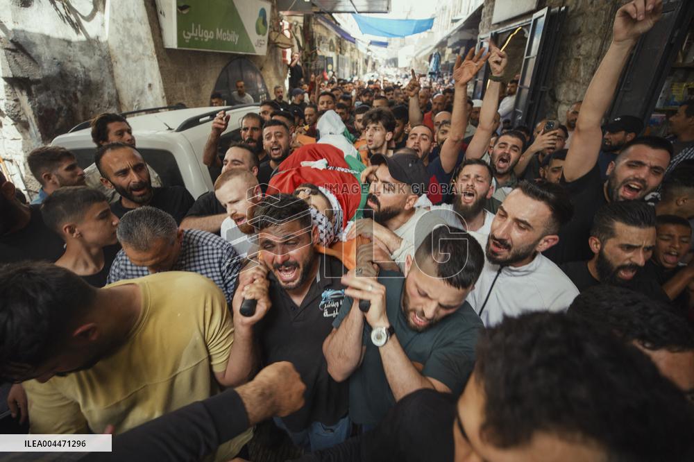 Funeral After an Israeli Raid - Nablus