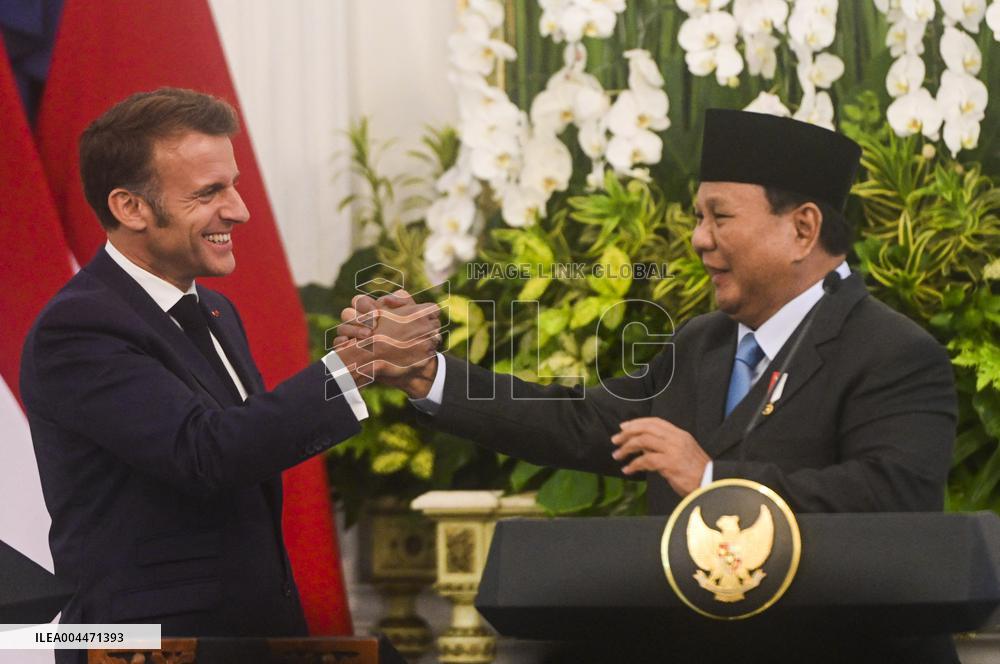 Macron on A State Visit to Indonesia