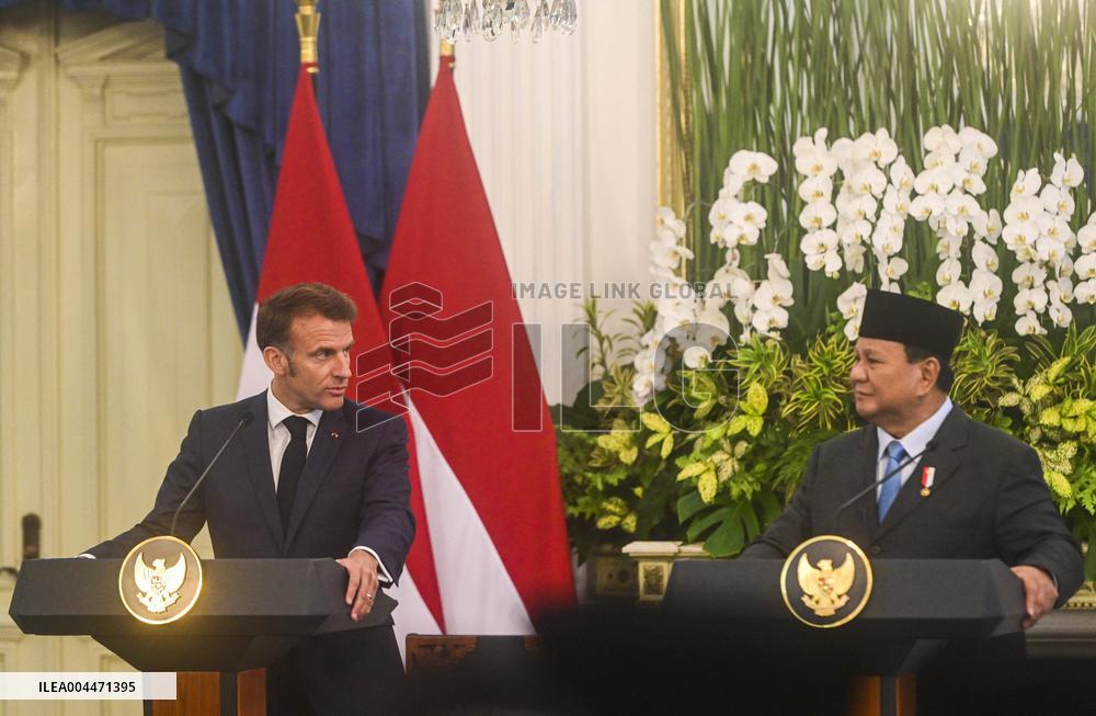 Macron on A State Visit to Indonesia