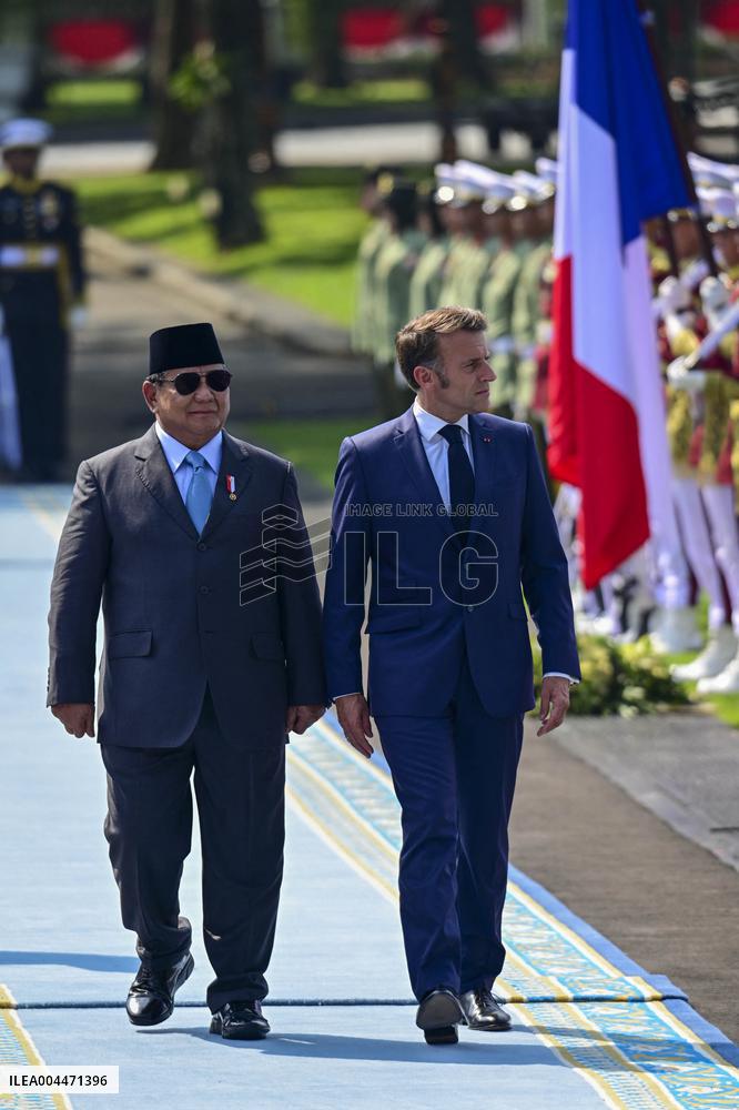 Macron on A State Visit to Indonesia