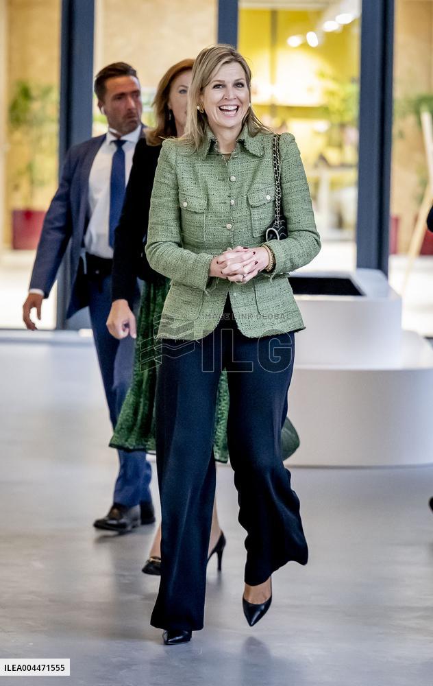 Queen Maxima Visits Phone Manufacturer Fairphone - Amsterdam