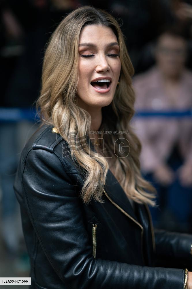 Delta Goodrem Performs At St Pancras International Station - London