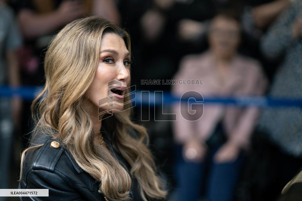 Delta Goodrem Performs At St Pancras International Station - London