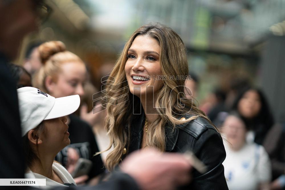 Delta Goodrem Performs At St Pancras International Station - London