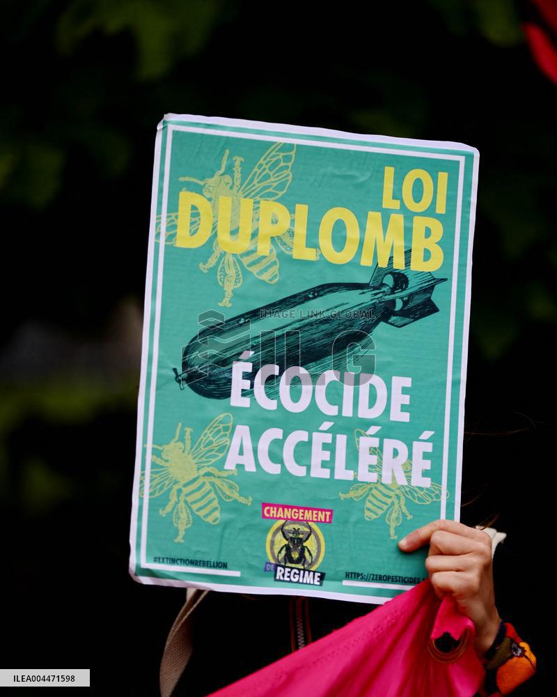 Mobilization Against the Duplomb Law - Paris