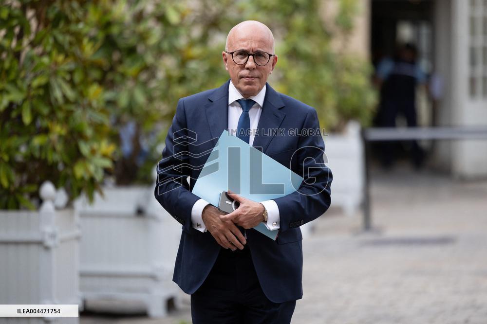 MP Eric Ciotti meets with Prime Minister - Paris RL