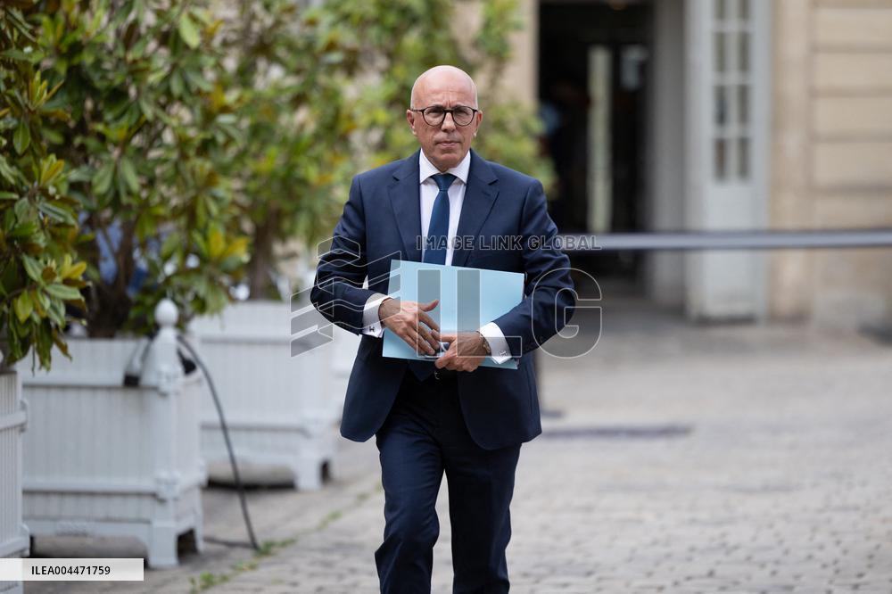 MP Eric Ciotti meets with Prime Minister - Paris RL