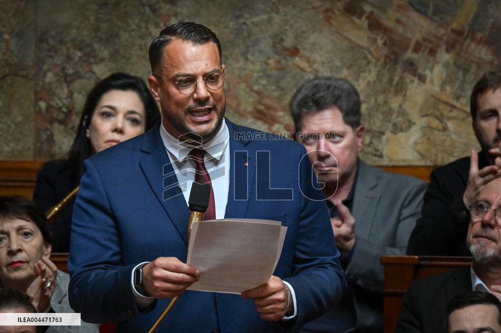 Questions to the government at the National Assembly in Paris FA