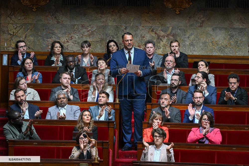 Questions to the government at the National Assembly in Paris FA