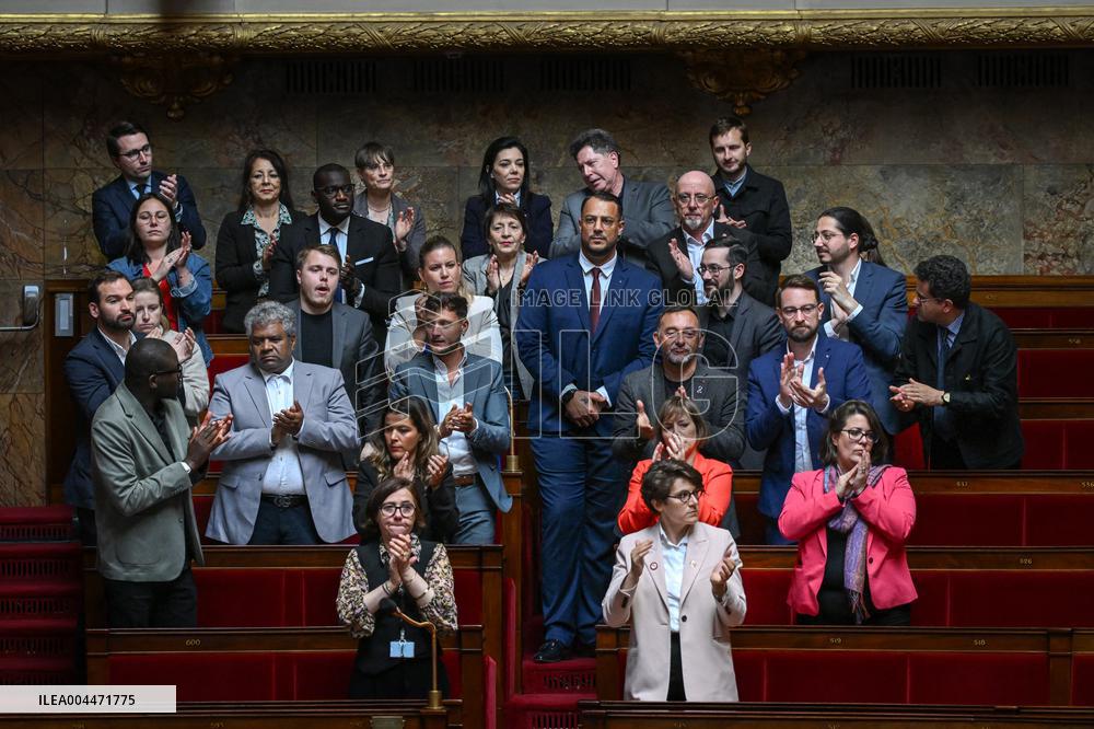 Questions to the government at the National Assembly in Paris FA