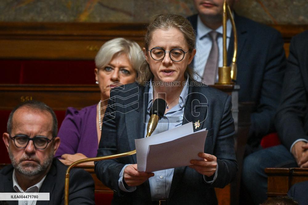 Questions to the government at the National Assembly in Paris FA