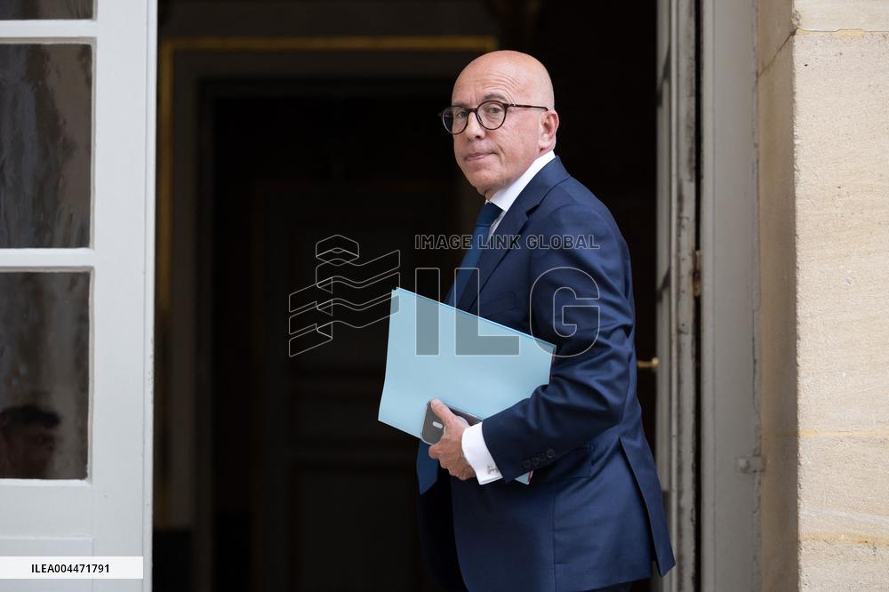 MP Eric Ciotti meets with Prime Minister - Paris RL