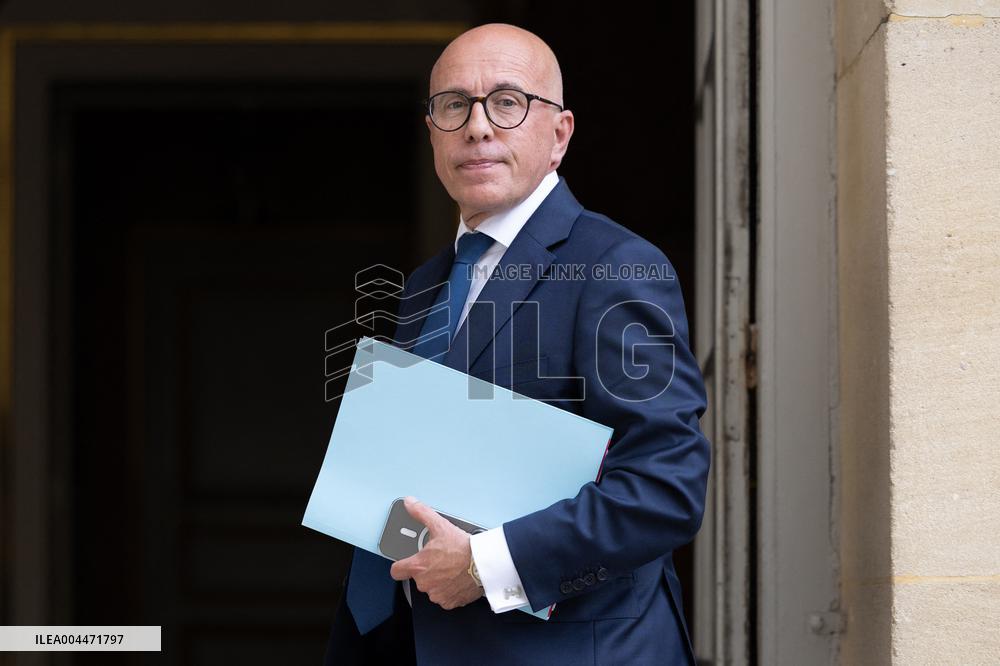 MP Eric Ciotti meets with Prime Minister - Paris RL