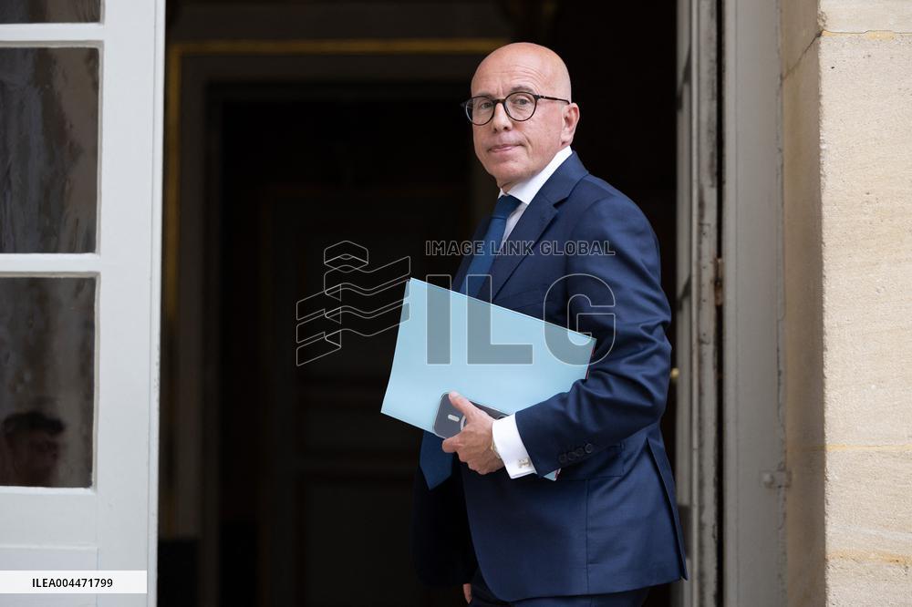 MP Eric Ciotti meets with Prime Minister - Paris RL