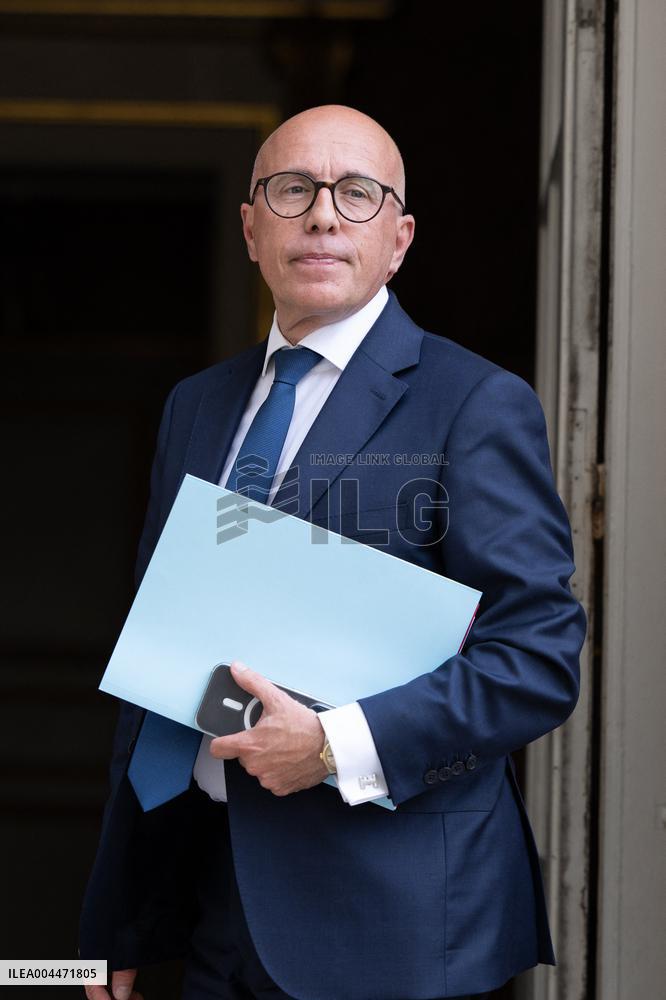 MP Eric Ciotti meets with Prime Minister - Paris RL