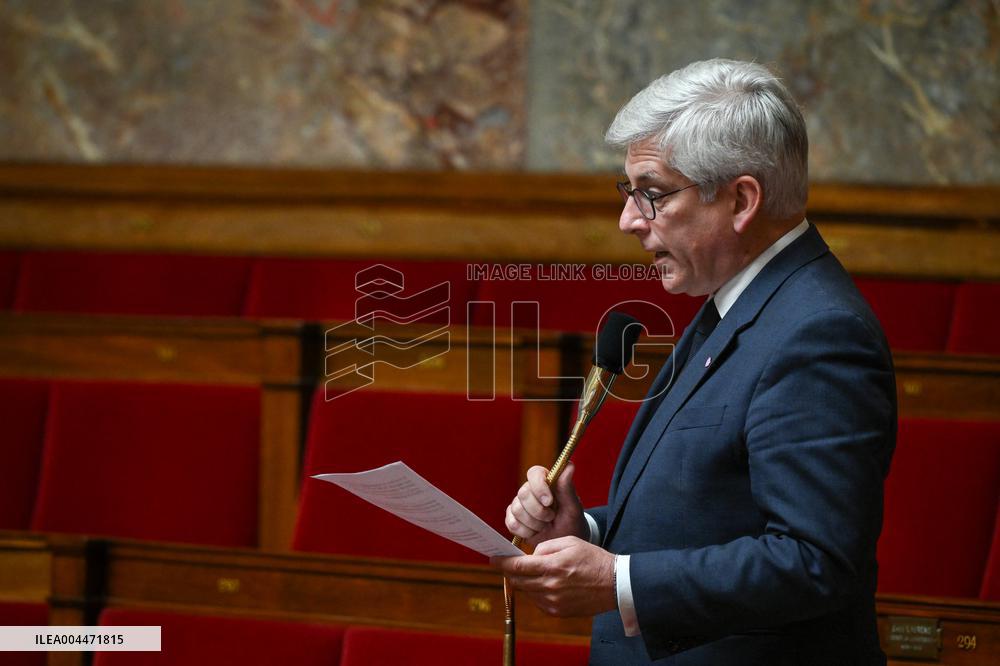 Questions to the government at the National Assembly in Paris FA