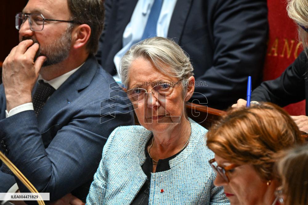 Questions to the government at the National Assembly in Paris FA