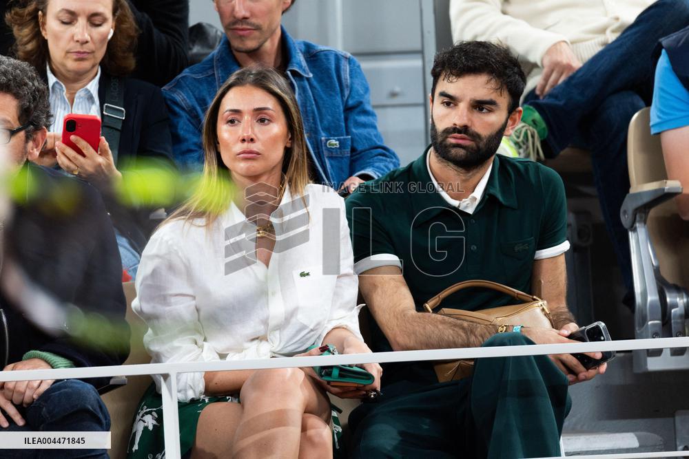 2025 French Open - Celebrities In Stand Day 4 NB