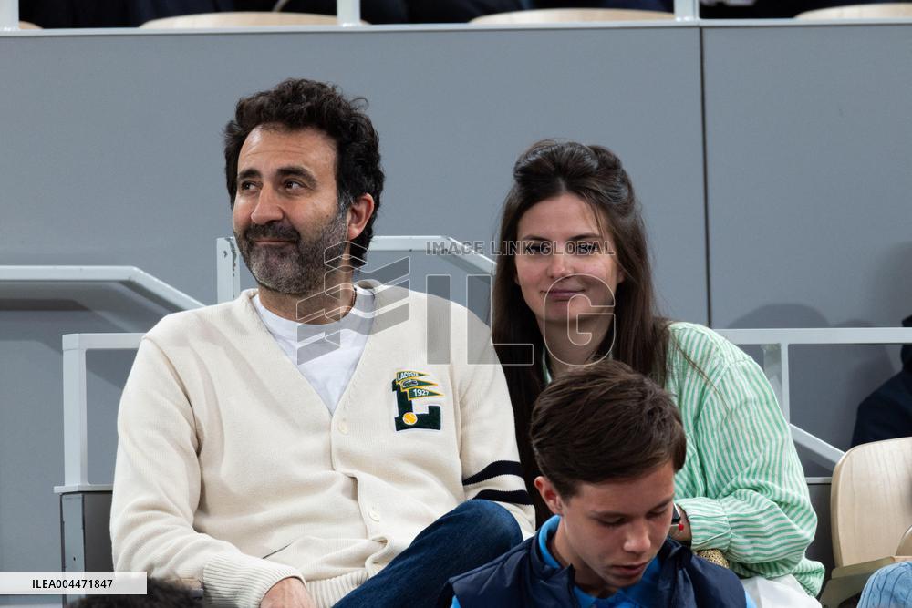 2025 French Open - Celebrities In Stand Day 4 NB