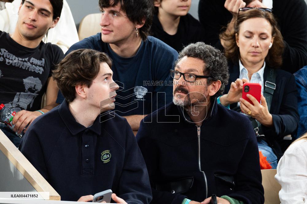 2025 French Open - Celebrities In Stand Day 4 NB