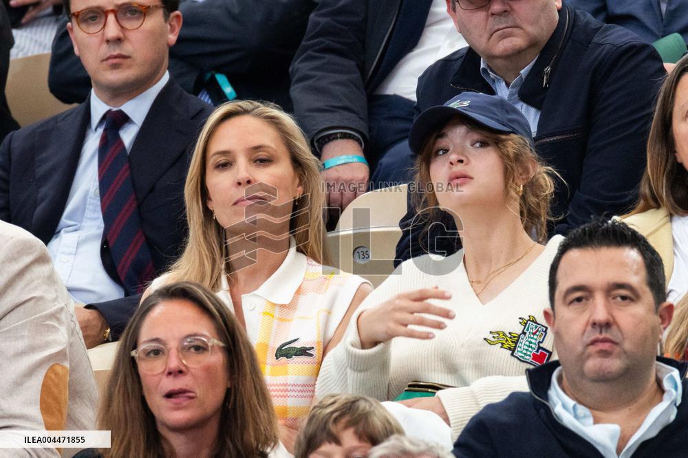 2025 French Open - Celebrities In Stand Day 4 NB