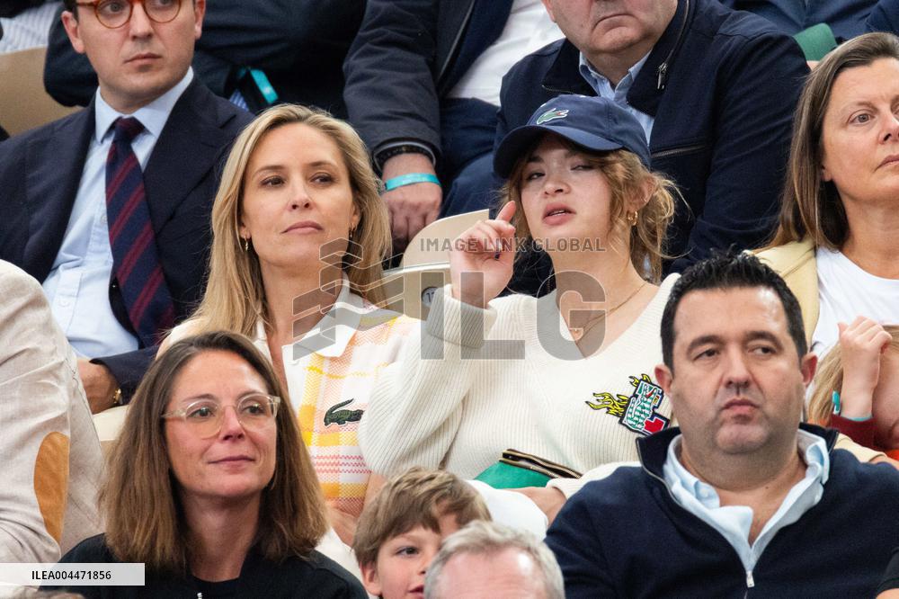 2025 French Open - Celebrities In Stand Day 4 NB