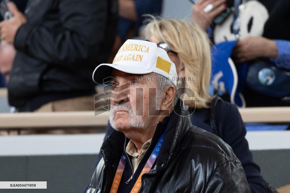 2025 French Open - Celebrities In Stand Day 4 NB
